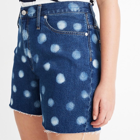 NWT Madewell The Perfect Vintage Short: Polka Dot - Picture 2 of 11